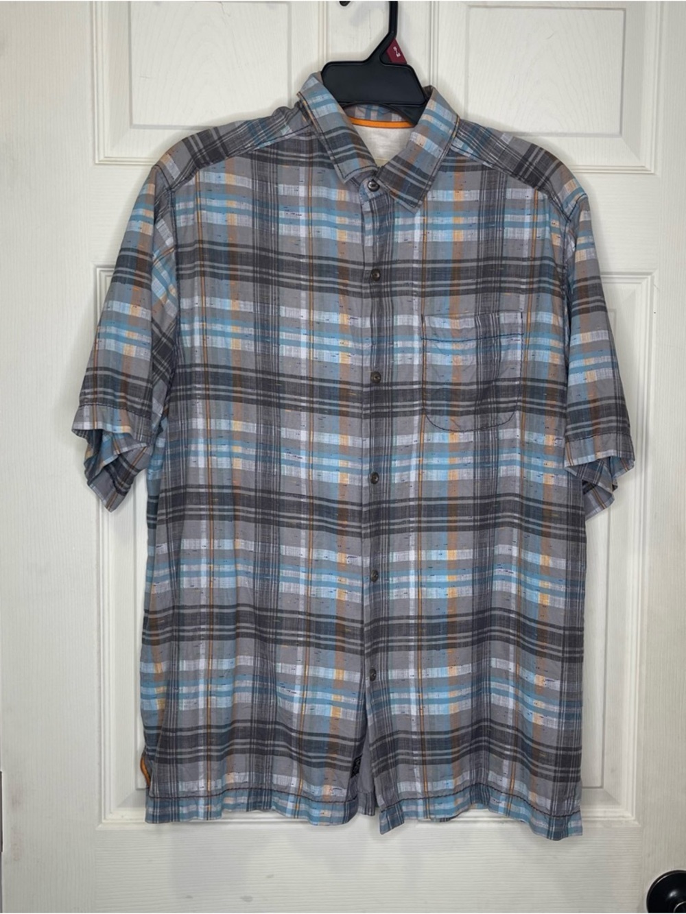 Tommy Bahama Original Fit Button Up Shirt Short Sleeve 100% Silk Mens Sz Small